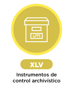 XLV. Instrumentos de control archivístico